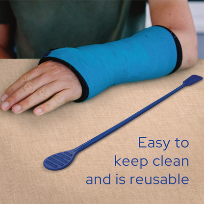 ItchFlex® Bloccs Cast Scratcher 17-Inch Flexible Itch-Relief Tool for Arm and Leg Casts (1)