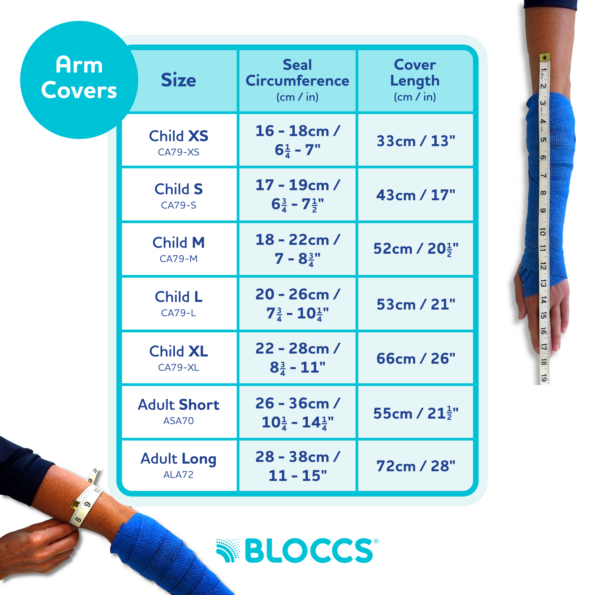 Bloccs Waterproof Cast Cover Child Arm Bloccs waterproof cast cover child arm