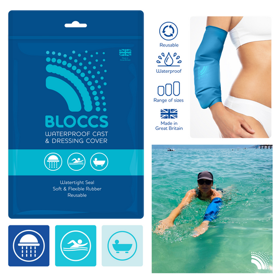 Bloccs Waterproof PICC Line & Elbow Cover, Adult (2)